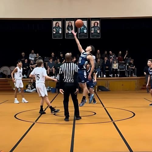 The ACS Warriors basketball team.