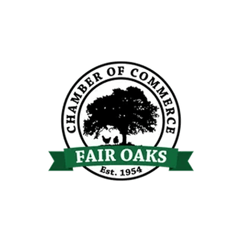The logo for the Fair Oaks Chamber of Commerce.