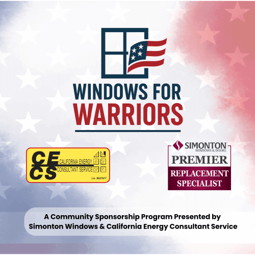 The logo for the Windows for Warriors community sponsorship program.
