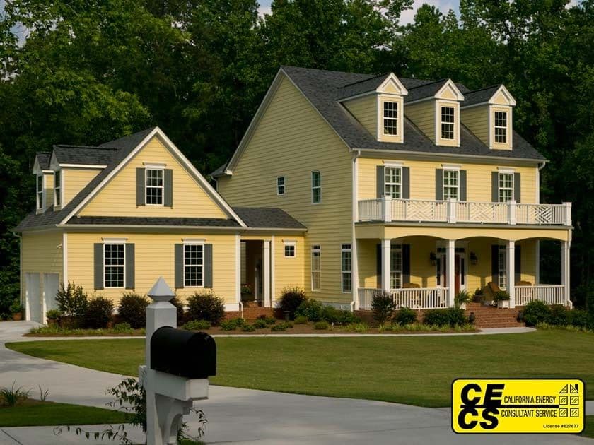 yellow house
