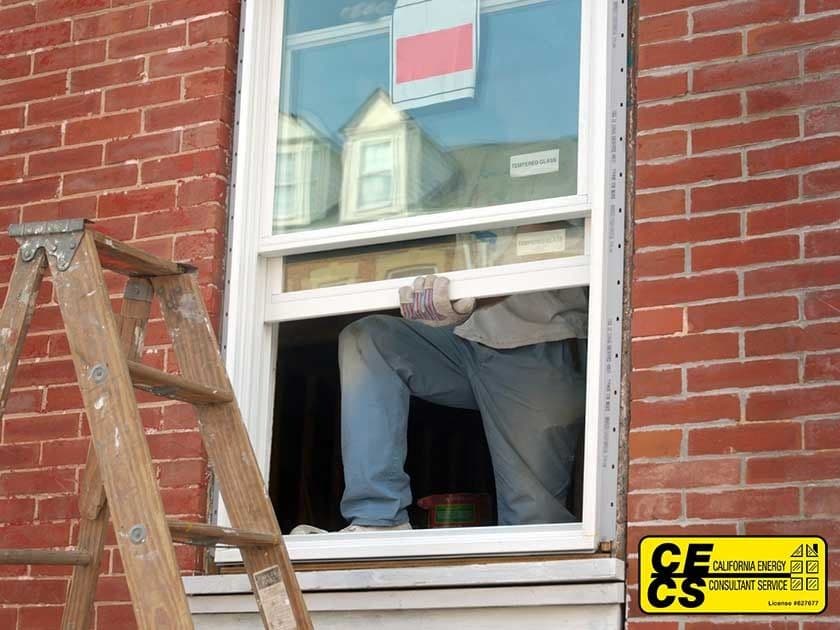 brick window