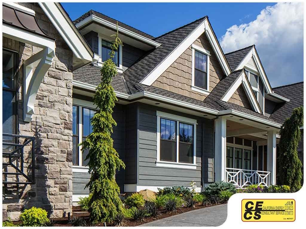 Nice wood siding house