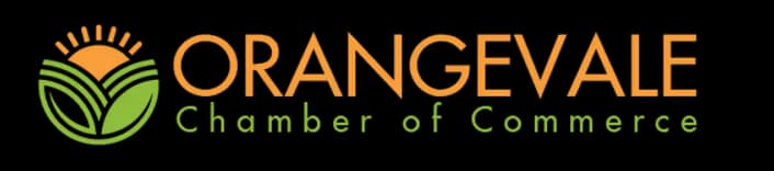 The logo for the Orangevale Chamber of Commerce.