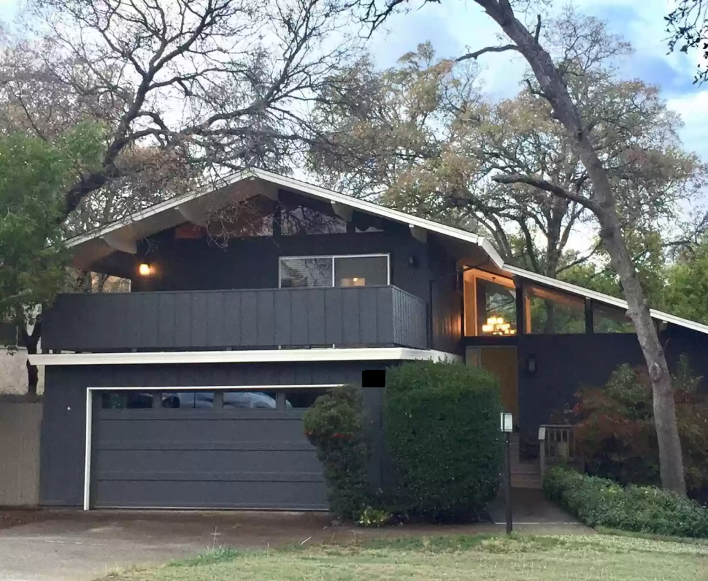 1960s modern home in sacramento county